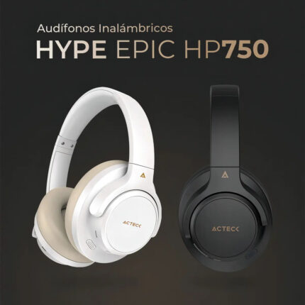 Audífonos Para Dispositivos Inalámbricos Hype Epic Hp750 Bt Color Blanco_1