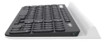 Teclado Logitech Qwerty Español Latinoamérica Color Negro Y Blanco Negro/blanco_4