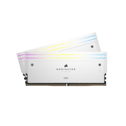 Corsair Dominator Titanium RGB DDR5 RAM 32GB (2x16GB) DDR5 hasta 7000MHz CL34 Intel XMP 3.0 Memoria de Ordenador de Sobremesa â Blanco (CMP32GX5M2X7000C34W)_0