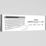 Kit Teclado Y Mouse Acteck Virtuos Silk Mk720 Inalambrico Blanco_2