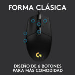 Mouse Gaming Logitech G203 Negro_7