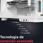 Gabinete Gamer Balam Rush Tank Expert Curve 6800 Atx Media Torre 3 Fan Panel Curvo Cristal Templado Usb-c Argb Blanco Br-941587_2