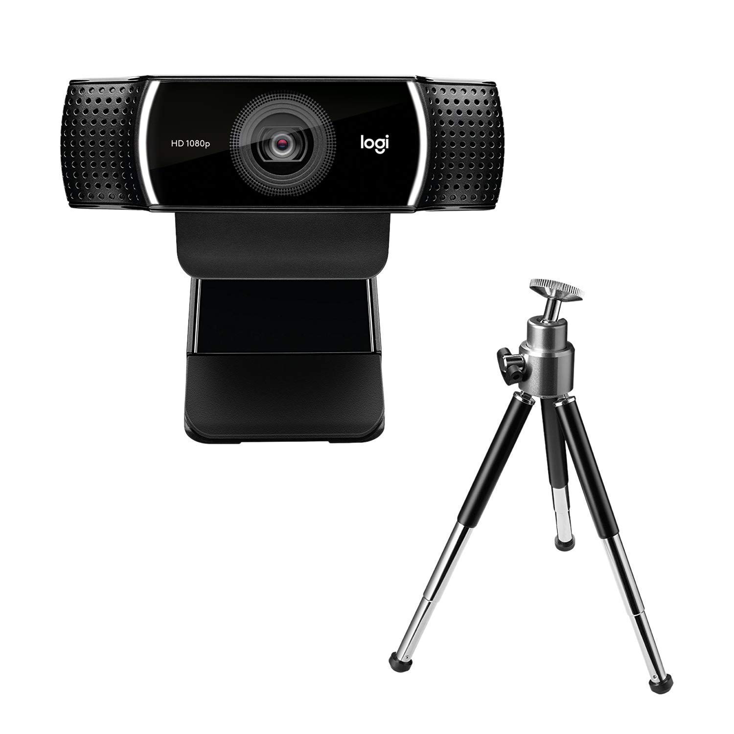Logitech C922 Pro Stream, Cámara Web para Streaming Profesional con superrápido HD 720p a 60 fps, TrÃpode Incluido y Licencia Gratuita de 3 Meses para XSplit - Negro_0 Logitech C922 Pro Stream, Cámara Web para Streaming Profesional con superrápido HD 720p a 60 fps, TrÃpode Incluido y Licencia Gratuita de 3 Meses para XSplit - Negro_0
