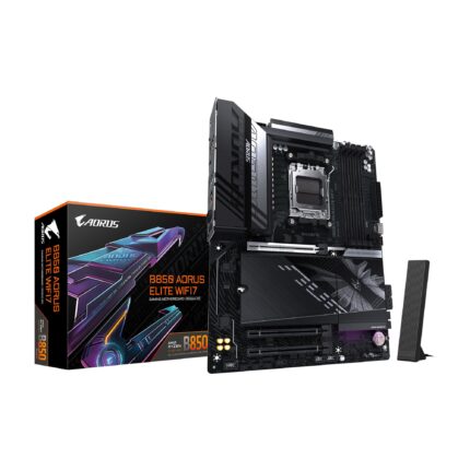 GIGABYTE B850 AORUS Elite WIFI7 AMD AM5 LGA 1718 Placa Base, ATX, DDR5, 3X M.2, PCIe 5.0, USB-C, WIFI7, LAN de 2.5GbE, Cierre EZ, garantÃ­a de 5 aÃ±os_0