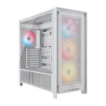 Corsair Frame 5000D RS ARGB Caja Modular Mid-Tower de Gran Flujo de Aire para PC  4X Ventiladores RS Preinstalados, Sistema de Montaje de Ventiladores InfiniRail  Blanc_0