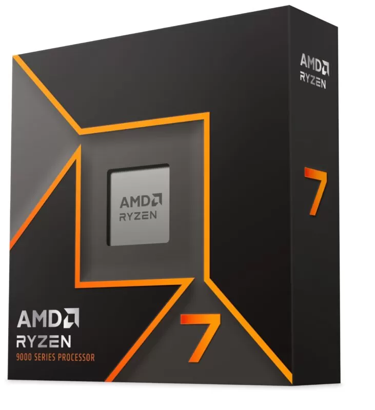AMD Ryzen 7 9700X Procesador de computadora Desbloqueado de 8 núcleos y 16 Hilos 100-100001404WOF_0
