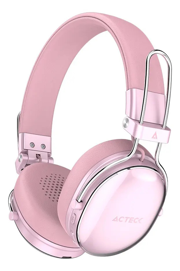 Audífonos Acteck Elite Hp710 Inalámbricos Rosa_0 Audífonos Acteck Elite Hp710 Inalámbricos Rosa_0
