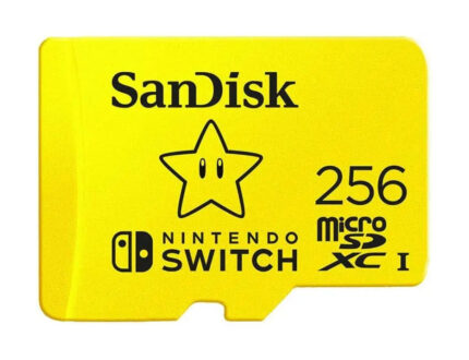 Memoria Sandisk 256gb Micro Sdxc Nintendo Switch 100mb/s 4k_0