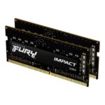 Kingston Fury Impact 32GB Kit (2x16GB) 3200Mhz DDR4 CL20 SODIMM Memoria Gamer Para LAPTOP Color Negro (KF432S20IBK2/32)_0