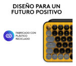 Teclado Logitech Pop Blast Bluetooth Español Latinoamérica_8