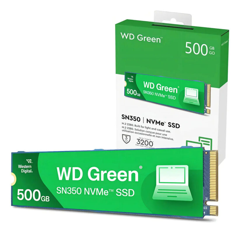 Western Digital Wd Green Sn350 500gb Ssd M.2 Verde_1