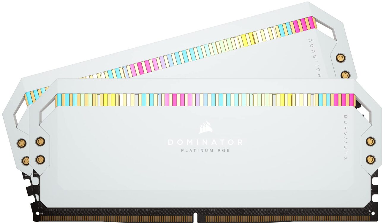 Corsair Dominator Platinum RGB DDR5 RAM 64GB (2x32GB) hasta 5600MHz CL40 Intel XMP 3.0 Memoria de Ordenador de Sobremesa â Blanco (CMT64GX5M2B5600C40W)_0
