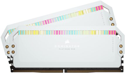 Corsair Dominator Platinum RGB DDR5 RAM 64GB (2x32GB) hasta 5600MHz CL40 Intel XMP 3.0 Memoria de Ordenador de Sobremesa â Blanco (CMT64GX5M2B5600C40W)_0
