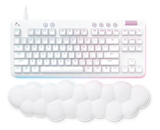 Teclado Logitech G713 Mecánico Tkl Blanco Rgb Español_0 Teclado Logitech G713 Mecánico Tkl Blanco Rgb Español_0