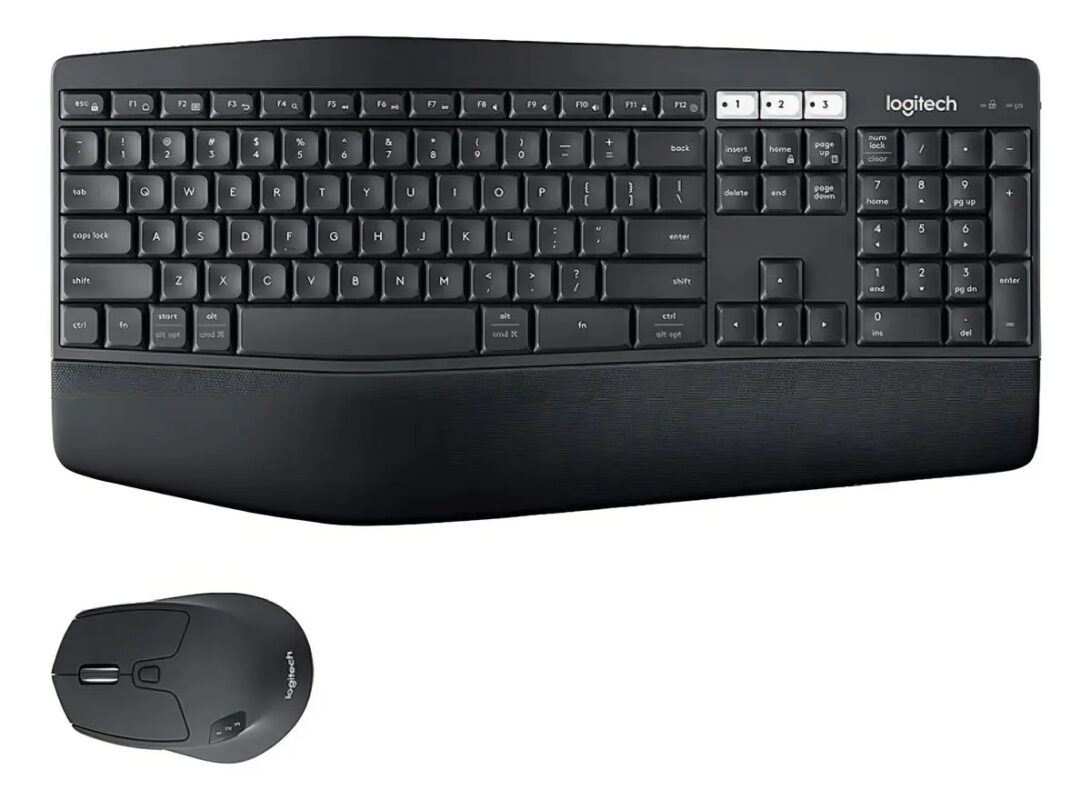 Kit Teclado Y Mouse Logitech Mk850 Español Negro_0