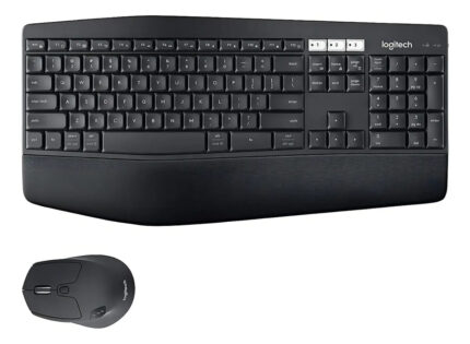 Kit Teclado Y Mouse Logitech Mk850 Español Negro_0