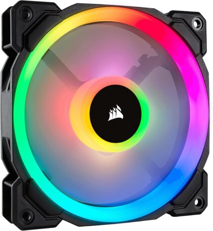 Corsair LL Series LL120 - Ventilador RGB LED PWM con doble bucle de luz de 120 mm_0