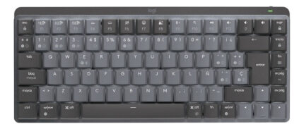 Teclado Logitech Master Series Qwerty Tactil Español España Color Grafito Con Luz Blanca_0