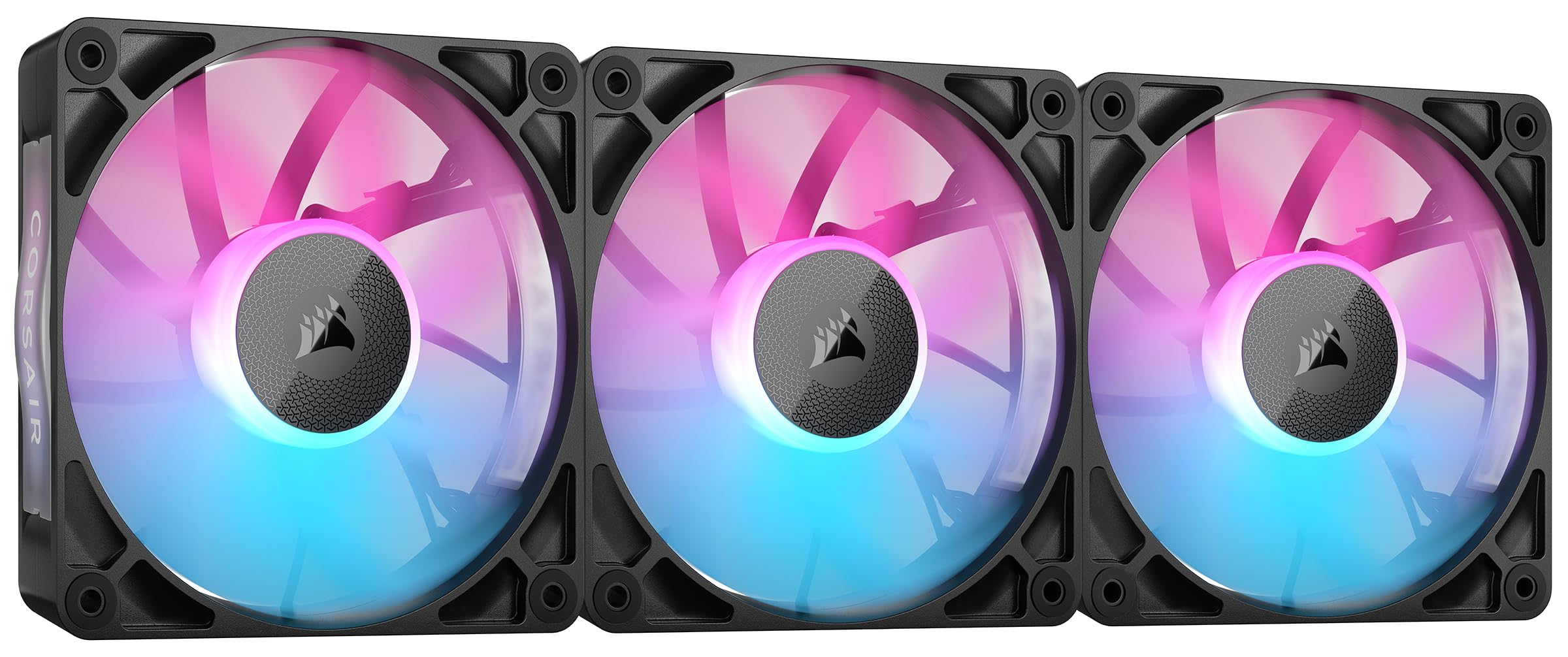 CORSAIR iCUE Link RX120 Ventiladores PWM RGB de 120 mm con iCUE Link System Hub - Rodamiento de Cúpula Magnética - Paquete Triple - Negro_0 CORSAIR iCUE Link RX120 Ventiladores PWM RGB de 120 mm con iCUE Link System Hub - Rodamiento de Cúpula Magnética - Paquete Triple - Negro_0