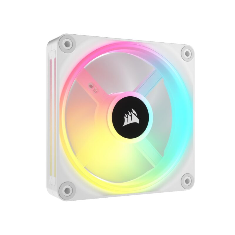 Corsair iCUE Link QX120 RGB RGB de Cúpula Magnética de 120mm Ventilador - Blanco_0