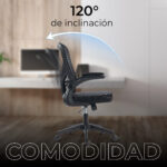 Acteck Silla Flux Base Ec343, Respaldo De Malla, Negro_2