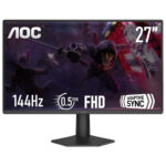 Monitor Gamer 27 Aoc 27g50f 0.5ms 144hz Full Hd Ips Led Hdmi Displayport Adaptive Sync Negro_0