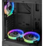 Gabinete Yeyian Crescent Master Con Ventana, Midi Tower, Atx/micro-atx/mini-itx, Usb 3.0, Sin Fuente, 3 Ventiladores Instalados Argb, Negro_4