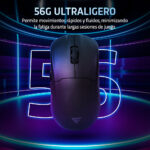 Mouse Gamer Inalámbrico Dual 2.4ghz + Bluetooth Game Factor Mow800-bk Rgb 26000 Dpi 4k Negro_4