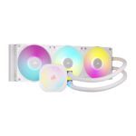 CORSAIR iCUE LINK TITAN 360 RX Refrigerador LÃ­quido RGB Para CPU â 360mm AIO â 3x RX120 Ventiladores RGB Incluidos â Compatible con Intel LGA 1851/1700, AMD AM5/AM4 â Hub iCUE LINK Incluido â Blanco_0