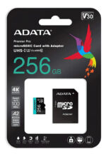 Micro Sd Premiere Pro 256gb Adata Ausdx256gui3v30sa2-ra1 /vc_3