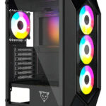 Gabinete Gamer Ocelot Polygon-e5 Atx Cristal Templado Rgb Negro_0