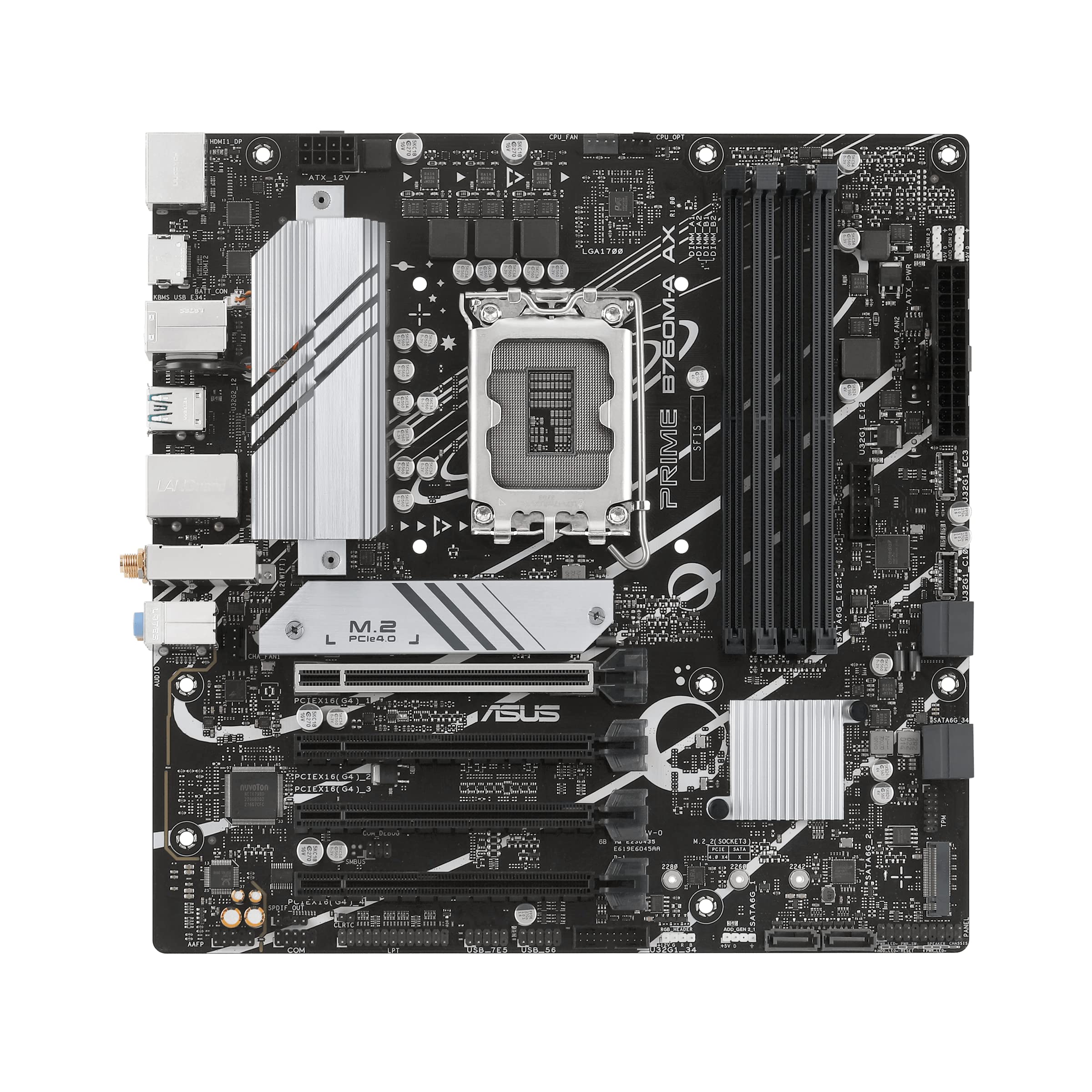 Tarjeta Madre ASUS Prime B760M-A AX 1700/DDR5/MATX/HDMI/DP_0 Tarjeta Madre ASUS Prime B760M-A AX 1700/DDR5/MATX/HDMI/DP_0