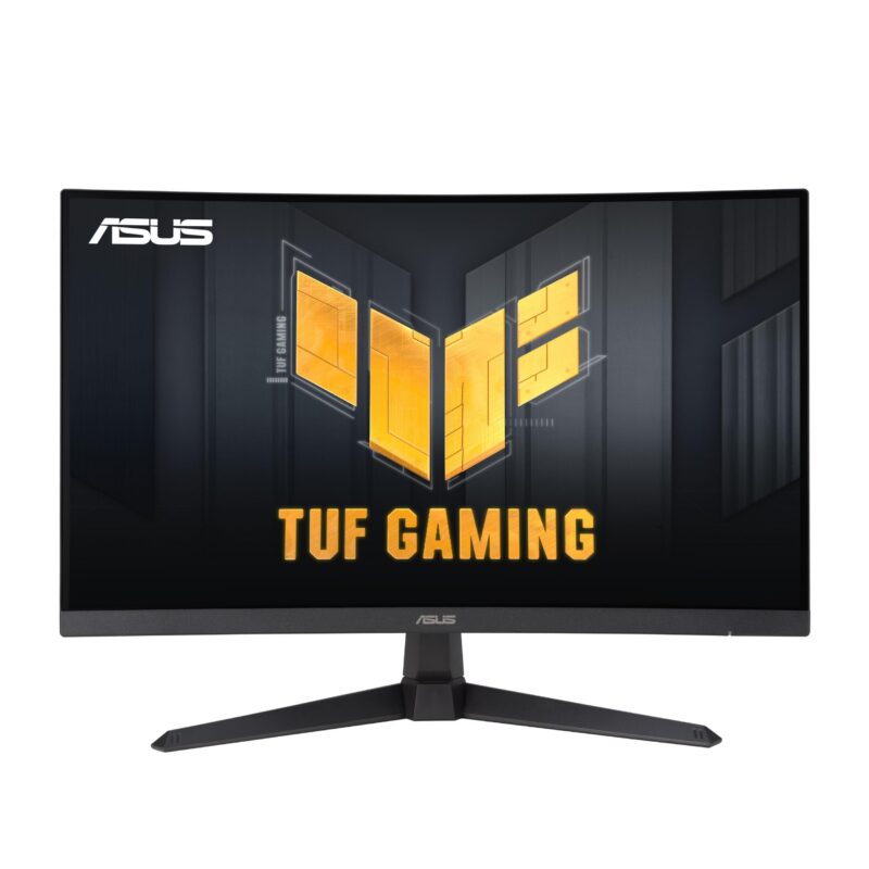 ASUS TUF Gaming 27" 1440P - Monitor para Juegos HDR Curvado (VG27WQ3B) - QHD (2560 x 1440), 180Hz, 0.5ms, Extreme Low Motion Blur, FreeSync, 90% DCI-P3, DisplayWidget, garantía de 3 años_0