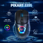 Mouse Game Factor Mow700-bk Inalámbrico, Bluetoot, Negro_5