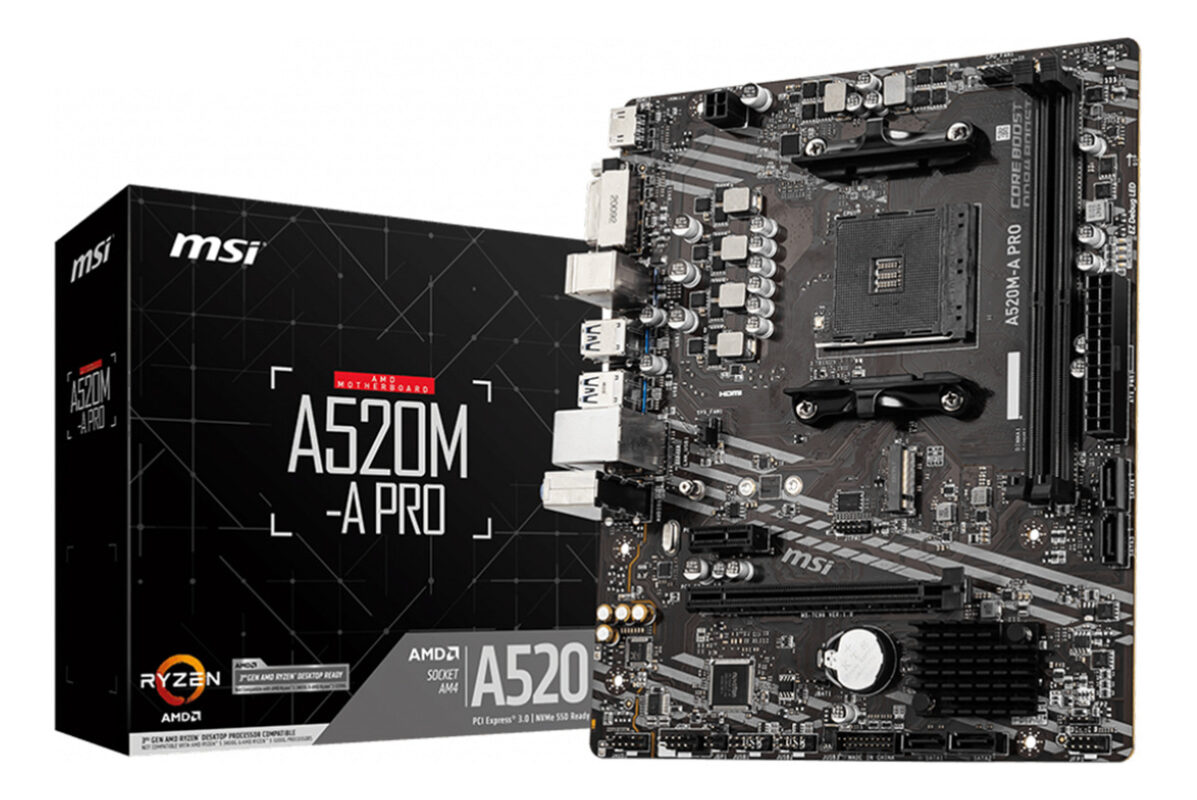 Msi A520m-a Pro Micro Atx Am4 Ddr4 Negro_0