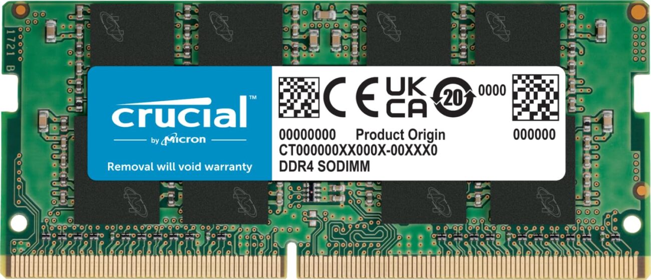 Crucial Basics 16GB DDR4 3200MT/s CL22 SODIMM 260-pin 1.2V CB16GS3200_0