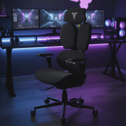 Silla Gamer Getttech Yar-gaome-m1 Negro/gris_1