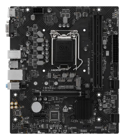 Tarjeta Madre Msi H510m Ii Plus Ddr4 Lga 1200 10.a Gen Negro_1