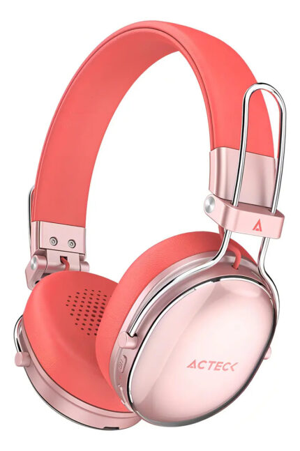 Audífonos Acteck Elite Hp710 Inalámbricos Salmón_0