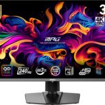 MSI MPG 321URX QD-OLED, 32" 4K UHD Quantum Dot OLED Gaming Monitor, 3840 x 2160, 0.03ms, 240Hz, True Black HDR 400, 90W USB Type C, HDMI, DP Port_0