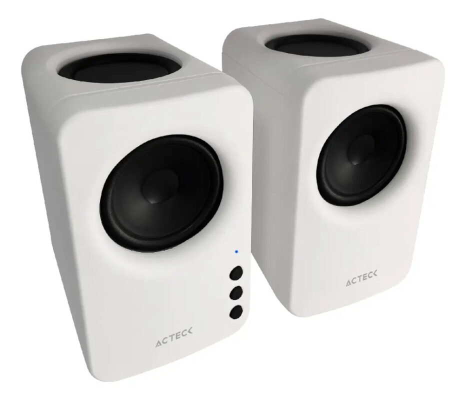 Bocinas Acteck Mini Ac-936361 10w 2.0 Color Blanco_1