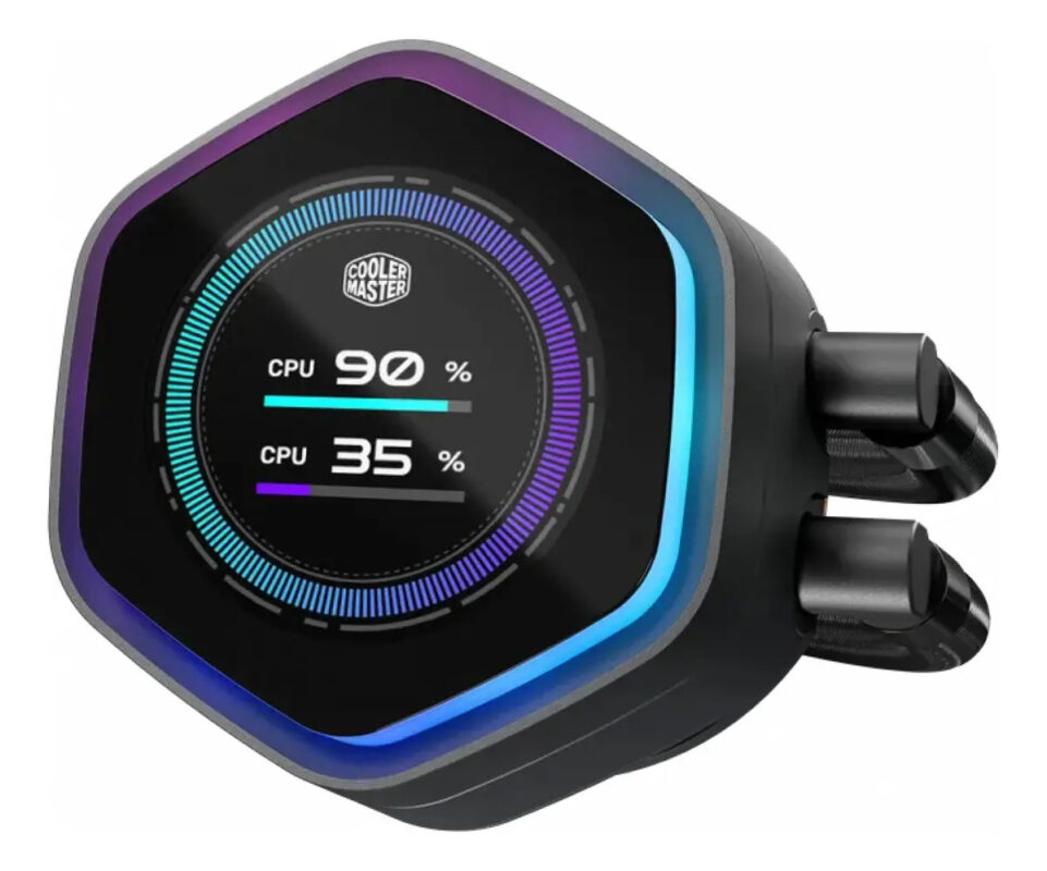 Water Cooler Master Masterliquid 240 Atmos Ii Lcd Argb Color Negro_1
