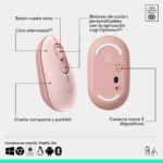 Teclado Y Mouse Logitech Pop Icon Rosa Español Qwerty_2