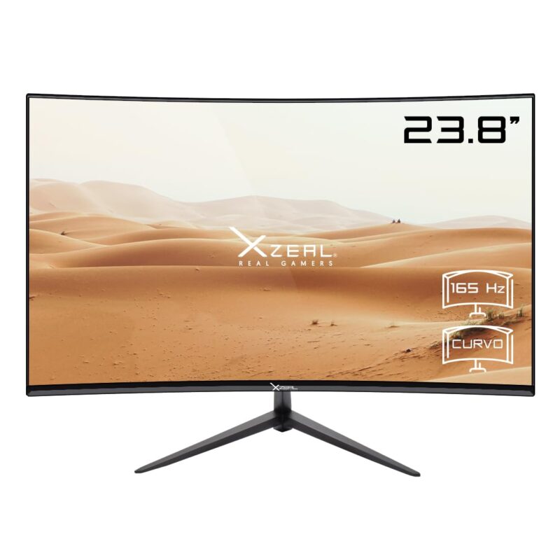 XZEAL Monitor Gamer Curvo 23.8 Freesync 1ms 165Hz Full HD VA HDMI XZMX351B_0