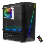 Gabinete Yeyian Crescent Master Con Ventana, Midi Tower, Atx/micro-atx/mini-itx, Usb 3.0, Sin Fuente, 3 Ventiladores Instalados Argb, Negro_0