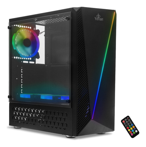 Gabinete Yeyian Crescent Master Con Ventana, Midi Tower, Atx/micro-atx/mini-itx, Usb 3.0, Sin Fuente, 3 Ventiladores Instalados Argb, Negro_0 Gabinete Yeyian Crescent Master Con Ventana, Midi Tower, Atx/micro-atx/mini-itx, Usb 3.0, Sin Fuente, 3 Ventiladores Instalados Argb, Negro_0