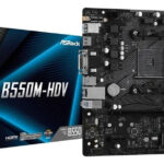 Tarjeta Madre Asrock B550m-hdv Motherboard Amd Am4 Micro Atx Negro_0