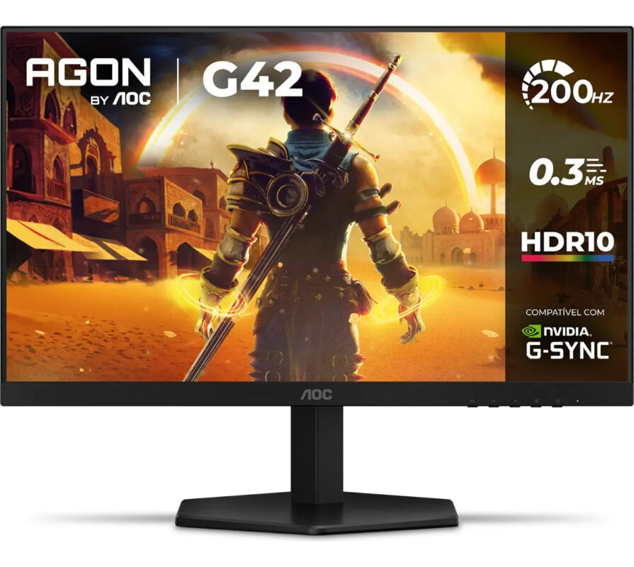 Monitor Para Jugadores Aoc Agon G42 24 200 Hz 0.3 Ms Ips 24g42he Negro_0