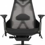 ASUS ROG Destrier Ergo - Silla para Juegos, futurista Cyborg estética, ajustes de Asiento versátiles, Modo de Soporte de Brazo móvil, Panel acústico, Marco de Aluminio, Malla Transpirable y cómoda_0