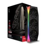 XFX Mercury AMD Radeon RX 9070XT OC Gaming Edition con RGB 16GB GDDR6, HDMI 3xDP, AMD RDNA 4 (RX-97TRGBBB9)_0